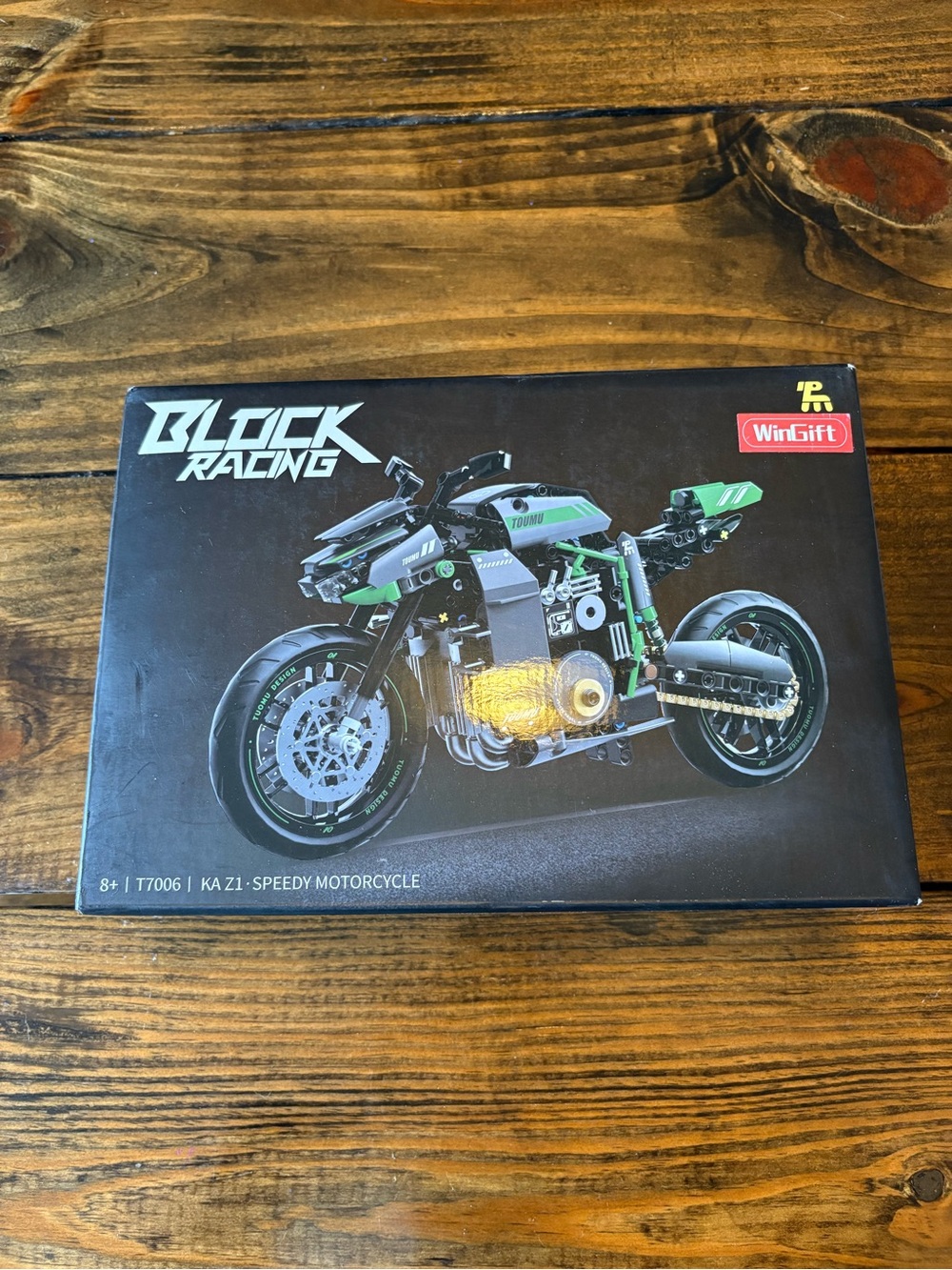 Block Racing Speedy Motorcycle Building Set